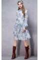 Vintage stiilis lillemustriline kleit LA10751Q